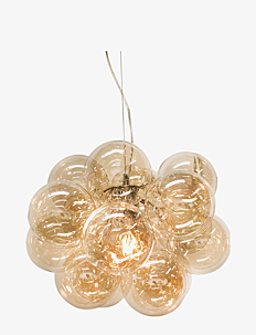 By Rydéns Bubbles Pendant Light - Lamper - CHROME/AMBER / clear