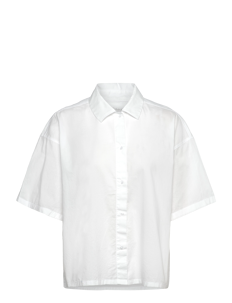 Calvin Klein S/S BUTTON DOWN - Kortermede skjorter - CLASSIC WHITE / white