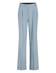 Calvin Klein STRETCH WOOL WIDE LEG PANT - Bukser - ARONA / blue