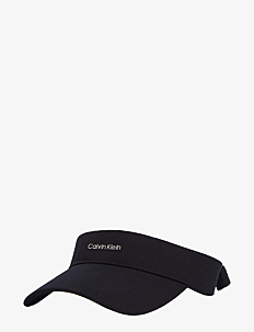 Calvin Klein CALVIN KLEIN COTTON TWILL VISOR - Hatter & Luer - CK BLACK / black