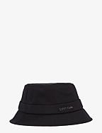 BACK TIE COTTON TWILL BUCKET - CK BLACK