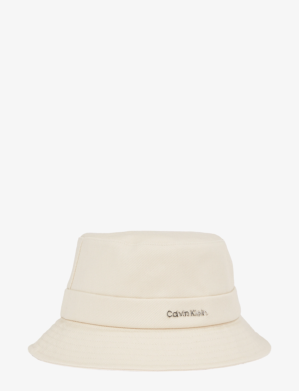 Calvin Klein - BACK TIE COTTON TWILL BUCKET - bøttehatter - sea salt - 0