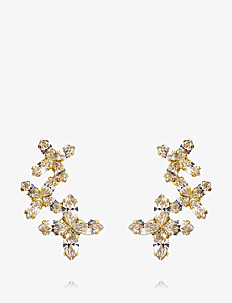 Caroline Svedbom MULTI STAR CUFF EARRINGS - Kolleksjoner - CRYSTAL / gold