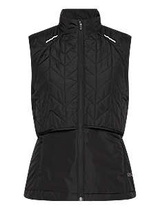 Casall Quilted Running Vest - Vester - BLACK / black