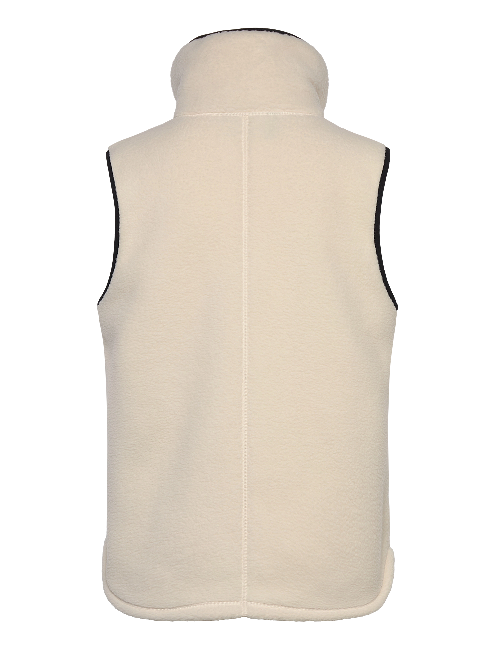 Casall - High Collar Pile Vest - yttertøy - off white - 1