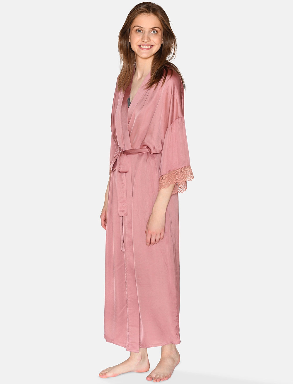 CCDK Copenhagen - Jeanette Long Kimono - kimonos - old rose - 0