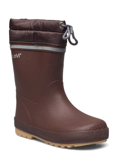 CeLaVi Thermal wellies w.lining-solid - Gummistøvler med linjer - ROCKY ROAD / brown