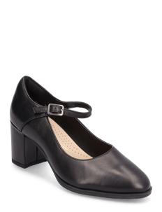 Clarks Freva55 Strap D - Klassiske pumps - BLACK LEATHER / black