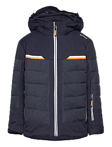 CMP Kid Jacket Snaps Hood - Skijakker - BLACK BLUE / navy