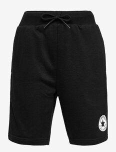 Converse CNVB PRINT CHUCK PATCH SHORT - Shorts - BLACK / black