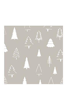 Cooee Design Napkin Woods - Juletekstiler - SAND/WHITE / grey