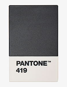 PANTONE PANTONE CREDITCARD HOLDER IN MATTE AND GIFTBOX - Vesker - BLACK 419 / black