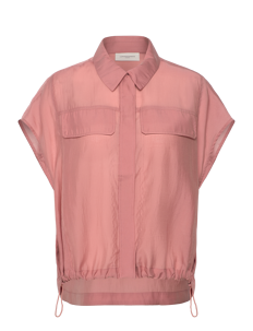 Copenhagen Muse CMMOLLY-SHIRT - Kortermede skjorter - CAMEO BROWN / pink/rose