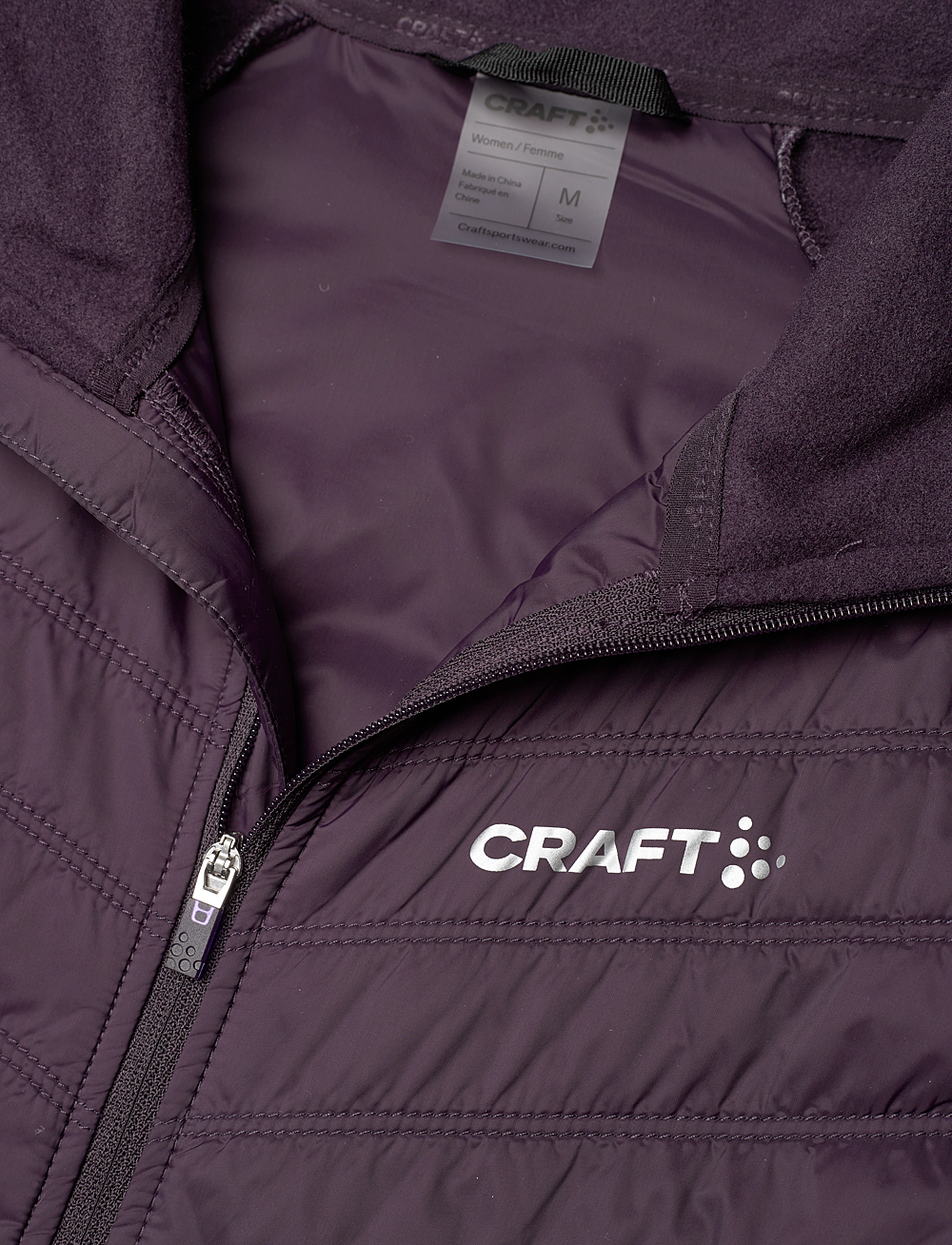 Craft - Adv Essence Warm Vest W - yttertøy - dk plum - 2