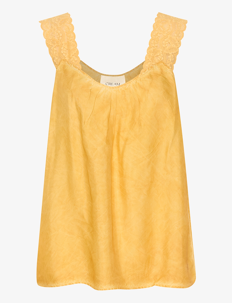 Cream CRLinga Top - Ermeløse topper - MISTED YELLOW / yellow