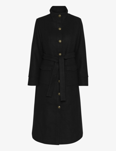 Cream CRTova Coat - Kåper - PITCH BLACK / black