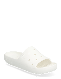 Crocs Classic Slide v2 - Sandaler - WHITE / white