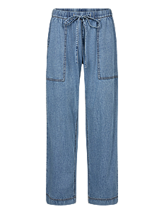 Culture CUadele Arpa Pants - Bukser - BLUE STONE WASH / blue