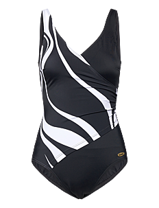 Damella of Sweden Swimsuit Julia - Badetøy - BLACK & WHITE / black