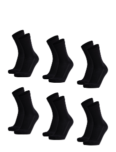 Danish Endurance Bamboo Dress Socks - Vis alt - BLACK / black