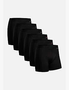 Danish Endurance Men's Sports Trunks 6-pack - Sykling - BLACK / black