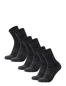 Danish Endurance Hiking Light Socks 3-pack - Vis alt - GREY / grey