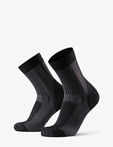 Danish Endurance Hiking Light Socks 1-pack - Vis alt - BLACK / black