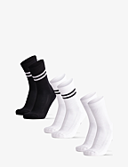 Tennis Crew Socks 3-pack - MULTICOLOUR (1X BLACK/WHITE, 1X WHITE, 1X WHITE/BLACK)