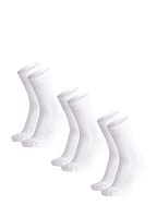 Tennis Crew Socks 3-pack - WHITE