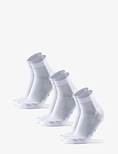 Danish Endurance Long Distance Running Socks 3-pack - Sokker - WHITE / white