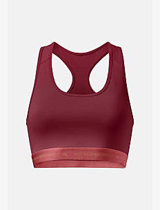 Danish Endurance Women's Sports Bralette 1-pack - Vis alt - RUBY / red