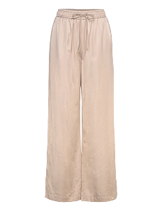 Dante6 Noldy wide leg pants - Bukser - TIMELESS TAUPE / cream