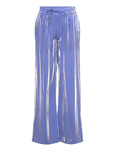 Dante6 Dante6-Soir shimmer wide leg pants - Bukser - CORNFLOWER BLUE / blue