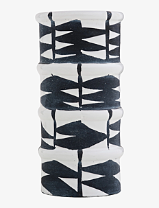 DAY Home Day Tribal Tower Vase - Vaser - BLACK/WHITE / multi