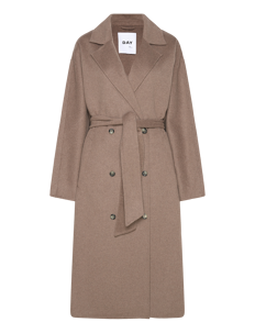 Day Birger et Mikkelsen Howard - Double Faced Wool - Kåper - WREN / beige