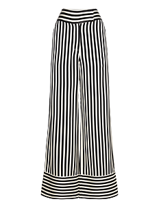 Day Birger et Mikkelsen Gabin - Striped Viscose - Bukser - FLUID STRIPES / black