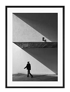 Democratic Gallery Poster Shadow Shapes - Plakater - BLACK / black