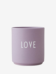 Design Letters Favourite cups - Danish words - Borddekning - LAVENLOVE / purple