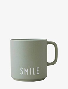 Design Letters VIP Favourite cup with handle - Borddekning - GREENSMILE / green