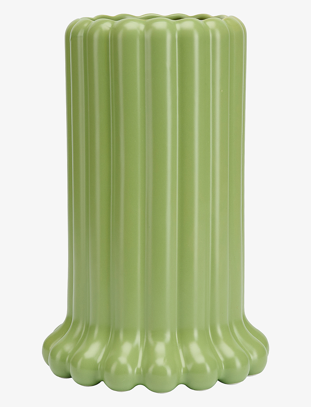 Design Letters - Tubular Vase - vaser - green - 0