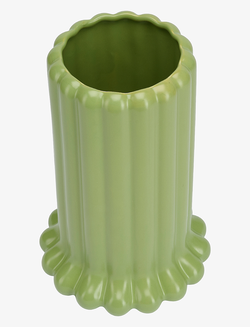 Design Letters - Tubular Vase - vaser - green - 1