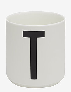 Design Letters Porcelain cup a-z, æ, ø - Borddekning - WHITE / white