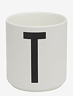 Porcelain cup a-z, æ, ø - WHITE