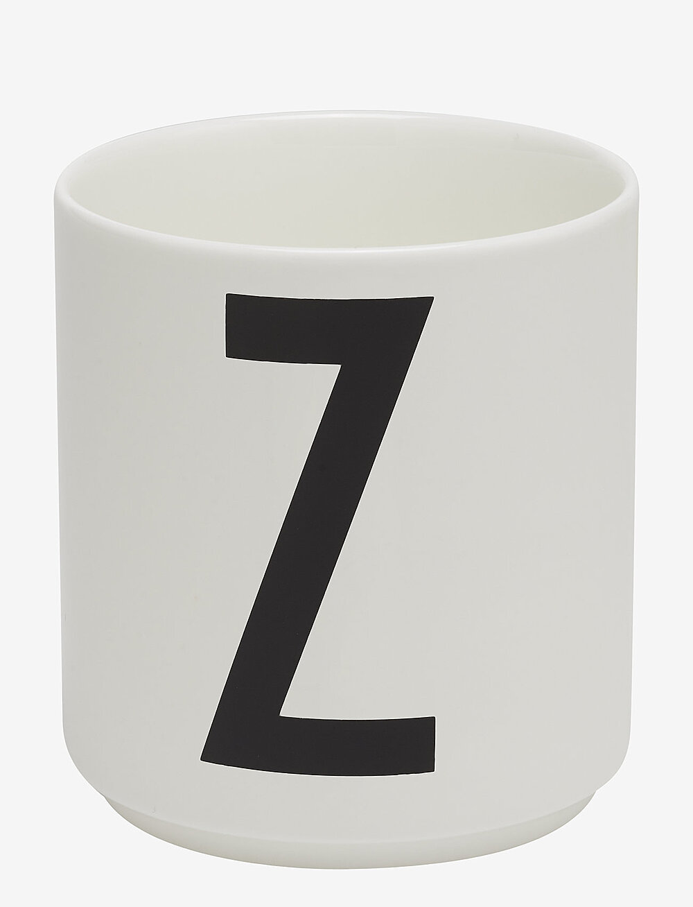 Design Letters - Porcelain cup a-z, æ, ø - kaffekopper - white - 0