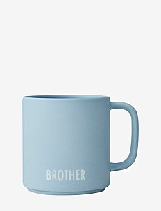 Design Letters Siblings Cup (fine bone) - Borddekning - LIGHT BLUE / blue