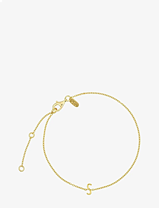 Design Letters Archetype Bracelet - A-Z Gold plated - Lenkearmbånd - GOLD / gold