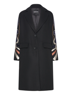 Desigual COAT CRACOVIA - Kåper - BLACK / black