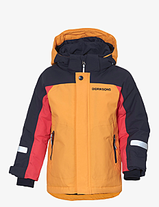 Didriksons NEPTUN KIDS JKT - Skijakker - FIRE YELLOW / yellow