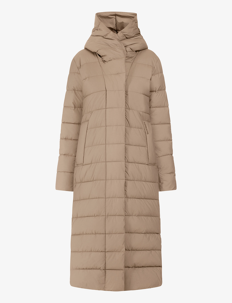 Didriksons STELLA WNS PARKA L 5 - Kåper - WALNUT / beige