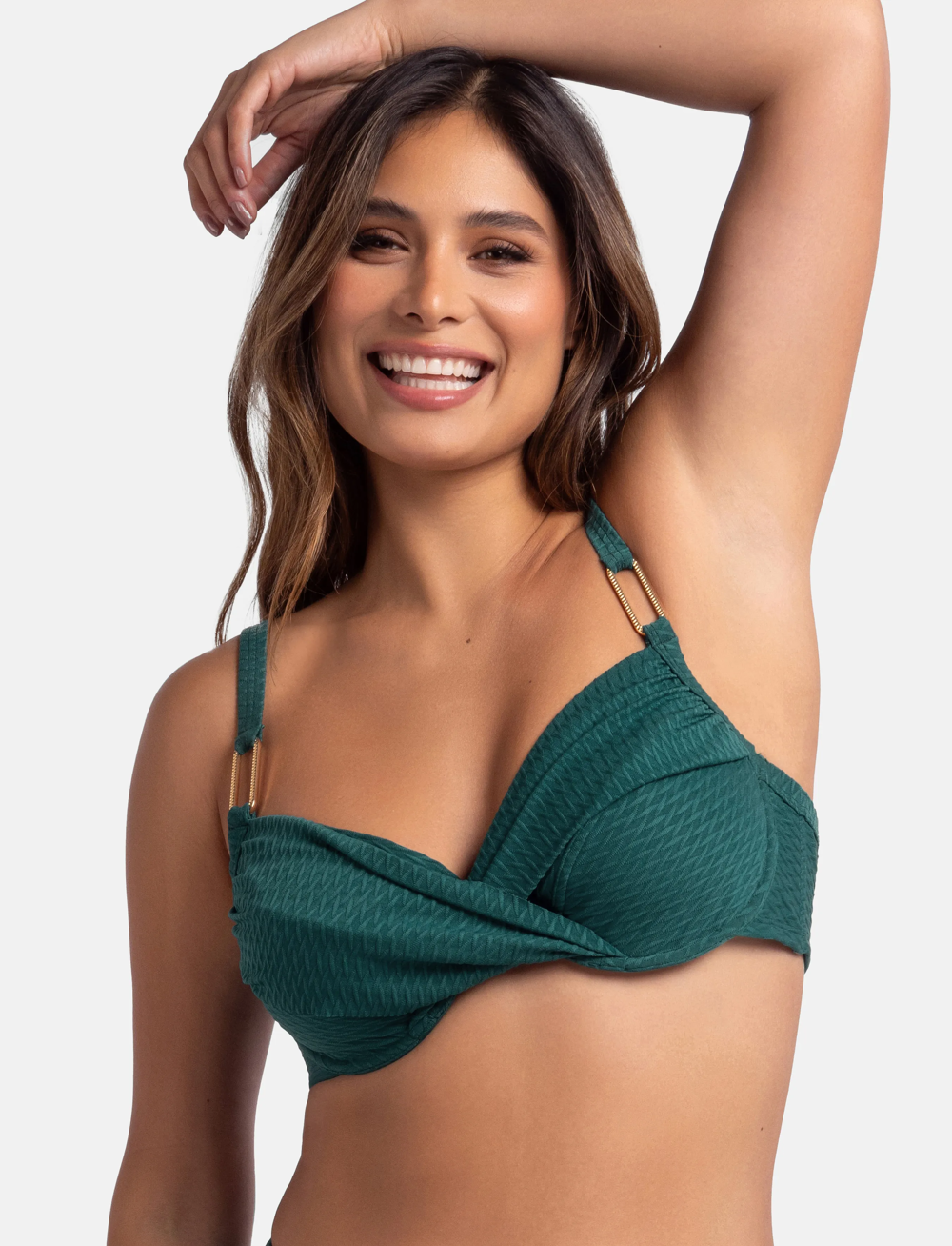 Dorina - BATI BIKINI TOP - bikinitopp med spiler - green - 0